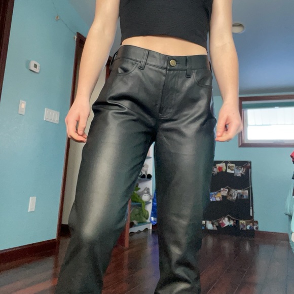 JCREW Leather Pants - Picture 2 of 2